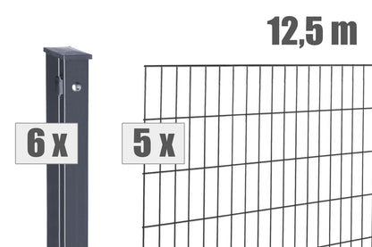 Zaun-Set MAX S Anthrazitgrau - Steffes Zaunshop