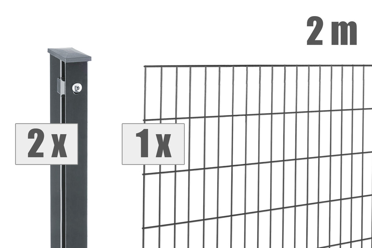 Doppelstabzaun PICO Zaun-Set - Steffes Zaunshop
