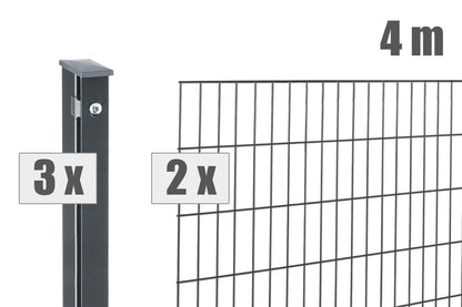 Doppelstabzaun PICO Zaun-Set - Steffes Zaunshop