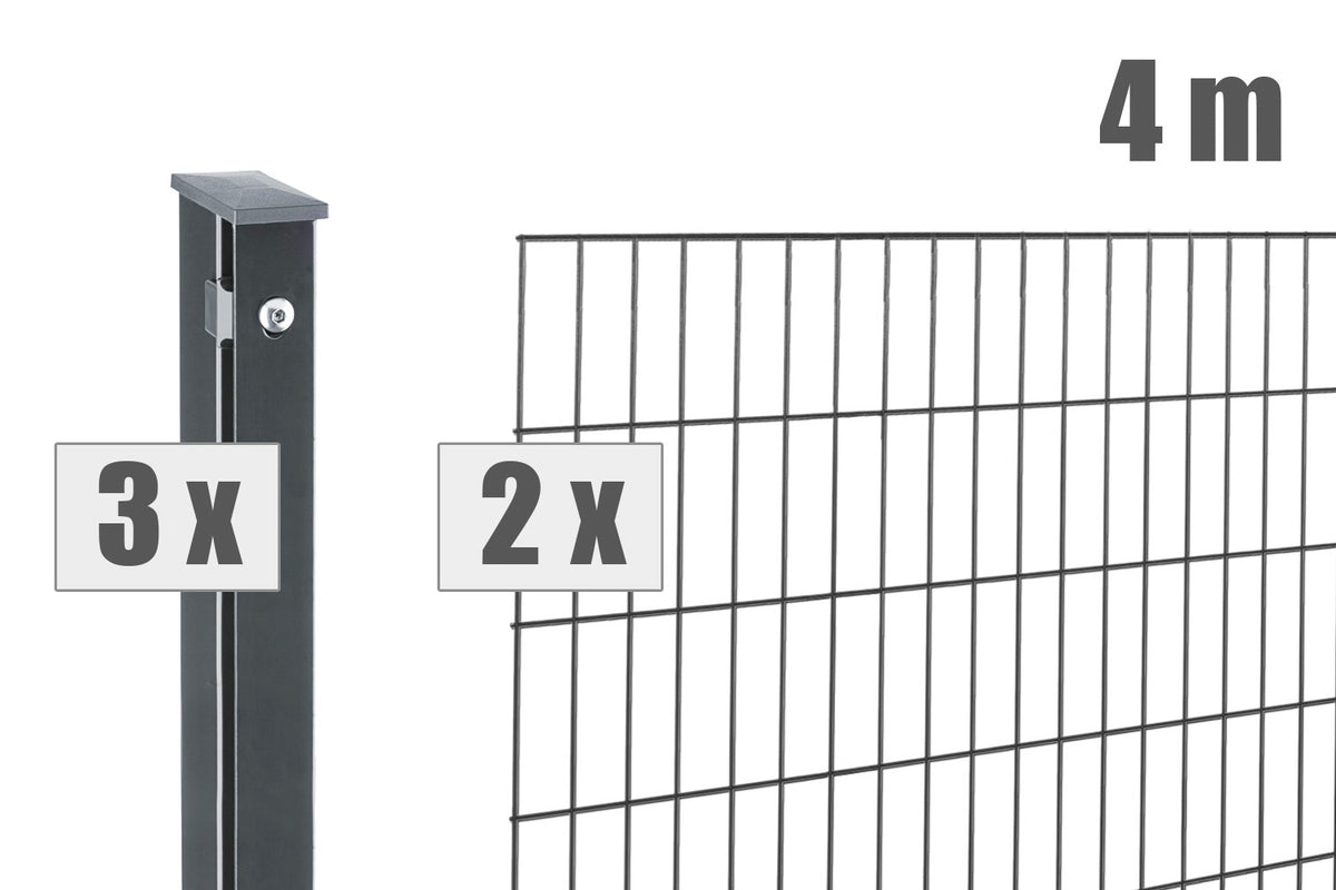 Doppelstabzaun PICO Zaun-Set - Steffes Zaunshop