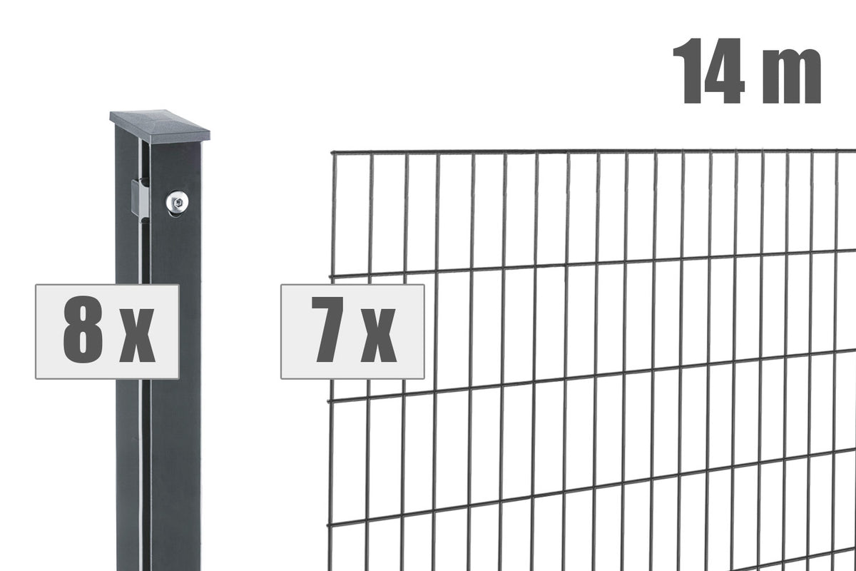 Doppelstabzaun PICO Zaun-Set - Steffes Zaunshop