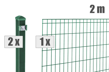 Stabgitterzaun MICHL Komplett-Set - Steffes Zaunshop