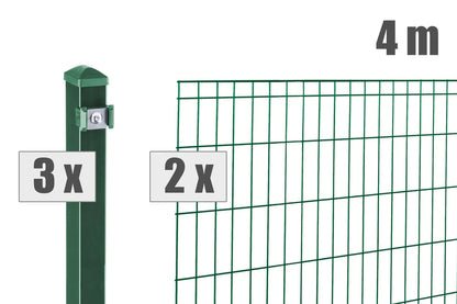 Stabgitterzaun MICHL Komplett-Set - Steffes Zaunshop