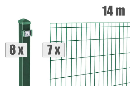 Stabgitterzaun MICHL Komplett-Set - Steffes Zaunshop