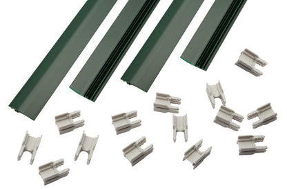 Sichtschutz-Klemmleisten-Set – MAZU fix / 1960x46 mm - Steffes Zaunshop