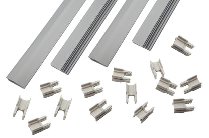 Sichtschutz-Klemmleisten-Set – MAZU fix / 1960x46 mm - Steffes Zaunshop