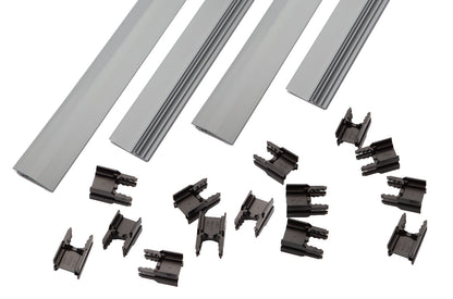 Sichtschutz-Klemmleisten-Set – MAZU fix / 1960x46 mm - Steffes Zaunshop