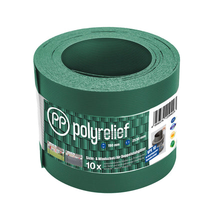 Wind- und Sichtschutzstreifen polyrelief - Steffes Zaunshop